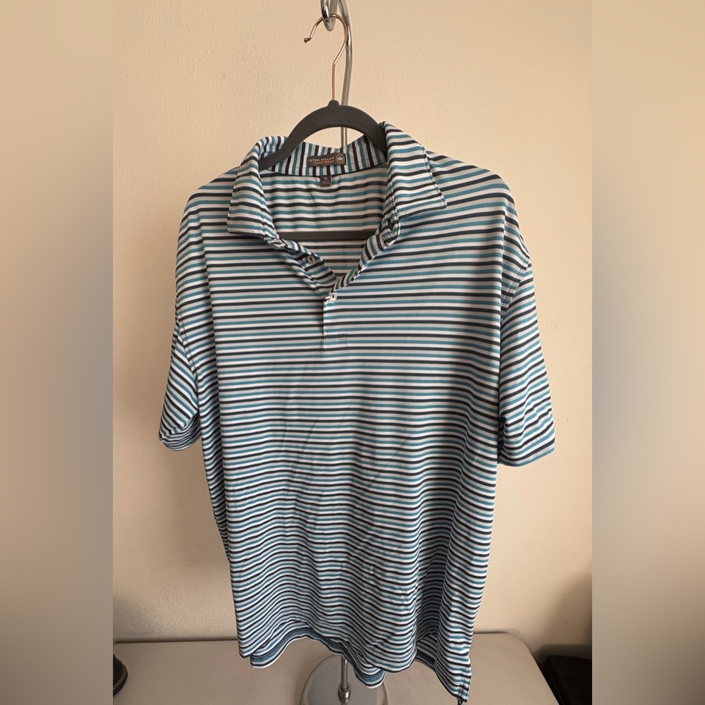 Peter Millar Men’s Summer Comfort Striped Polo Sz. XL